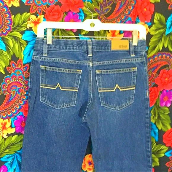 BOY’S URBAN PIPELINE JEANS RELAXED STRAIGHT LEG SIZE 10 HUSKY BLUE JEAN PANTS - Picture 4 of 4